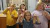 Some of the girls of Girl Scout Troop 4279 with Christmas crafts - Photo by Rhonda Silence